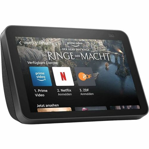 Amazon Echo Show 8 2nd Smart Home Hub - Alexa - IEEE 802.11a/b/g/n/ac - Bluetooth - Anthracite - Camera, Microphone, Speak