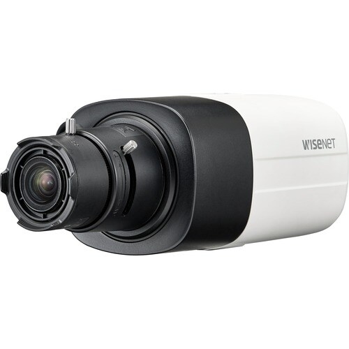 Wisenet SCB-6005 2 Megapixel Indoor/Outdoor Full HD Surveillance Camera - Color - Box - Black, Ivory - Color - 1920 x 1080