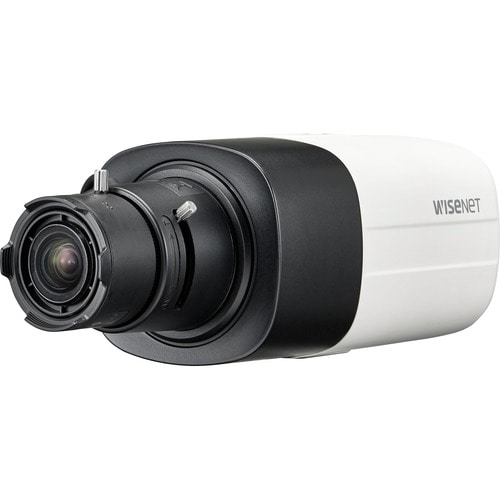 Wisenet SCB-6005 2 Megapixel Indoor/Outdoor Full HD Surveillance Camera - Color - Box - Black, Ivory - Color - 1920 x 1080