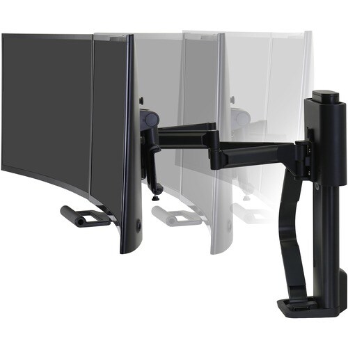 TRACE DUAL MONITORS PANEL CLAMP MATTE BLACK