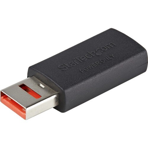 StarTech.com Chargeur USB Sécurisé - Data Blocker - USB-A Mâle/Femelle Protection Données Charge/Alim. Uniquement pour Sma