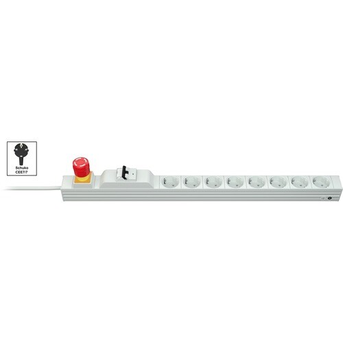 VERTIV DI-STRIP PDU - Basis - CEE 7/7 (SCHUKO) - 8 x Schuko - 16 A - 230 V AC Eingang - 0U/1U - Vertikal - Rackmount