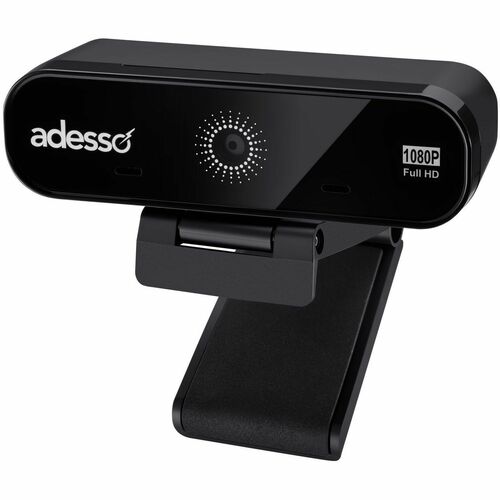 Adesso CyberTrack CyberTrack H8 Webcam - 2.1 Megapixel - 30 fps - Black - USB 2.0 - Full HD - 1920 x 1080 Video - CMOS Sen