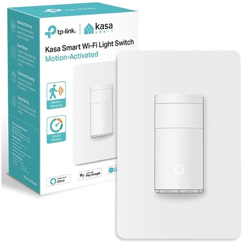 TP-Link Kasa Smart KS200M - Kasa Smart Wi-Fi Light Switch, Motion-Activated - Light Control - Alexa, Google Assistant, Sma