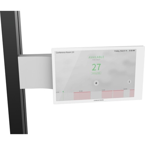 Crestron TSW-770/1070-MUMK-W Mullion Mount for Collaboration Display, Lighting Bar - White - Aluminium