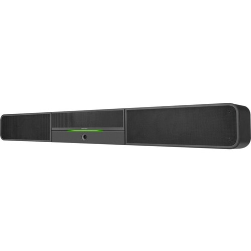 Crestron UC-SB1-CAM Sound Bar Speaker - 20 W RMS - Black - Wall Mountable, Surface-mountable - Freestanding - 80 Hz to 20 