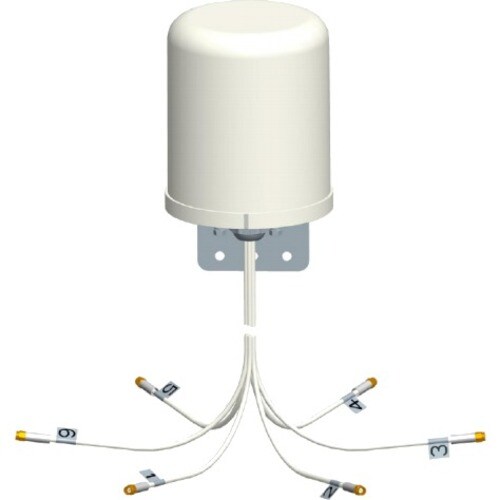 2.4/5GHZ 6DBI WI-FI OMNI ANTENNA WITH 6 RPSMA CONNECTOR