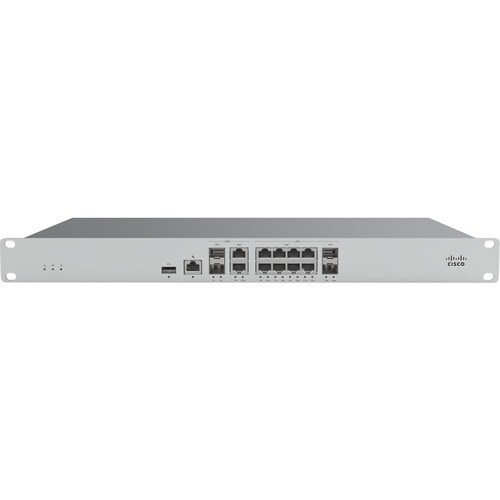 Meraki MX85 Network Security/Firewall Appliance - 10 Port - 1000Base-T, 1000Base-X - Gigabit Ethernet - 9 x RJ-45 - 4 Tota