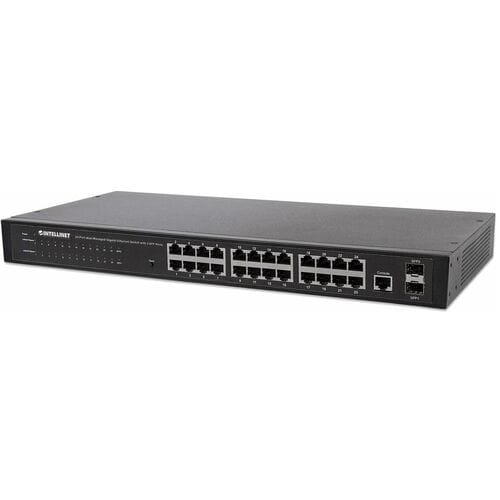 Intellinet SWITCH GB 24 PTOS 19" ADMIN + 2 SFP - Intellinet SWITCH GB 24 PTOS 19" ADMIN + 2 SFP