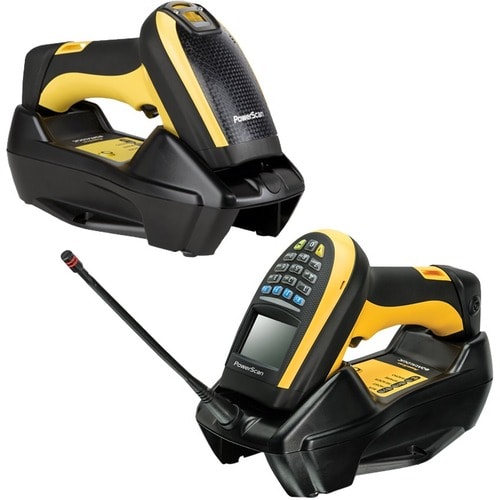 Datalogic PowerScan PBT9501 Handheld Barcode Scanner Kit - Wireless Connectivity - Yellow - 1D, 2D - Imager - Bluetooth