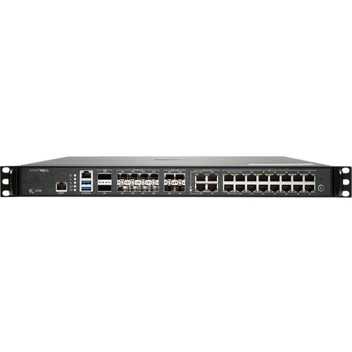 SonicWall NSa 6700 High Availability Firewall - 16 Port - 10/100/1000Base-T, 10GBase-X, 40GBase-X - 40 Gigabit Ethernet - 