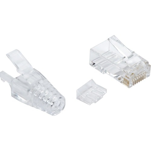 Black Box Network Connector - 100 - 1 x RJ-45 Network Male - TAA Compliant