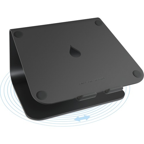 Rain Design mStand360 Laptop Stand w/ Swivel Base - Black - mStand360 with swivel base transforms your notebook into a sty