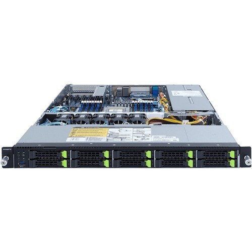 Gigabyte R152-Z33 Barebone-System - 1U Rackmount - 1 x Prozessor-Support - AMD Chip - 128 GB DDR4 SDRAM DDR4-3200/PC4-2560