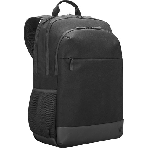 V7 Eco-Friendly CBP17-ECO-BLK Tasche (Rucksack) für 43,2 cm (17 Zoll) bis 43,9 cm (17,3 Zoll) Notebook - Schwarz - 600D Po