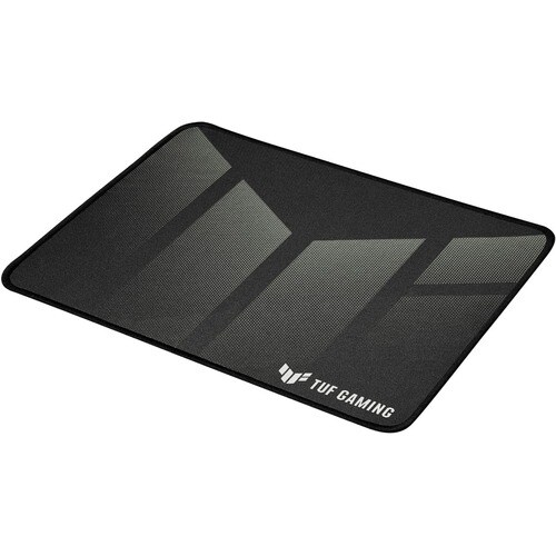 Tapis de souris de jeu TUF - 2 mm x 360 mm x 260 mm Dimension - Noir - Caoutchouc, Tissu, Caoutchouc - Étanche, Antidérapa