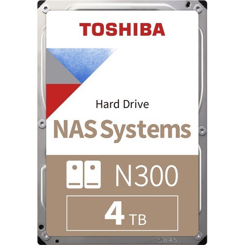 Toshiba N300 4 TB Hard Drive - 3.5" Internal - SATA (SATA/600) - Server, Storage System Device Supported - 7200rpm - 3 Yea