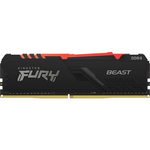 Kingston FURY Beast RAM Module for Motherboard - 16 GB (1 x 16GB) - DDR4-3200/PC4-25600 DDR4 SDRAM - 3200 MHz - CL16 - 1.3