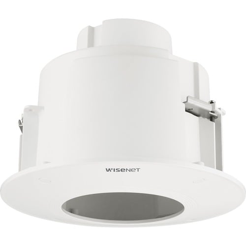 Hanwha Techwin SHP-1680FPW Ceiling Mount for Network Camera - White - Aluminum, Polycarbonate