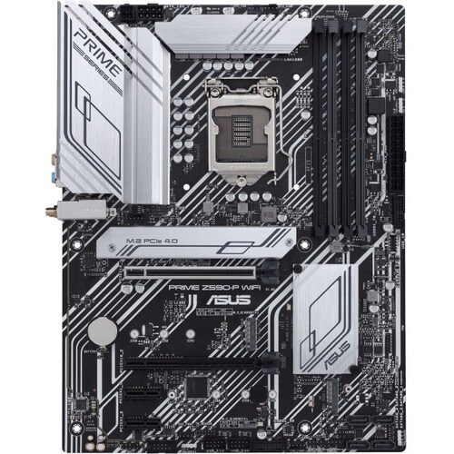Asus Prime Z590-P WIFI Desktop Motherboard - Intel Z590 Chipset - Socket LGA-1200 - Intel Optane Memory Ready - ATX - Pent