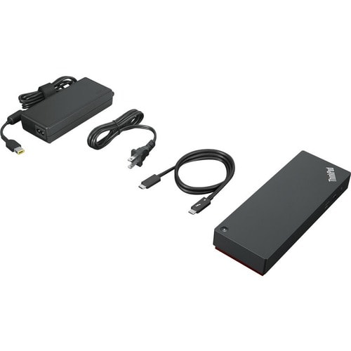 Docking station Lenovo USB Tipo C per Monitor, Computer portatile - 100 W - 4 Display supportati - 4K - 3840 x 2160 - 4 x 
