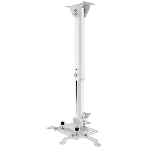 HAGOR Deckenhalterung für Projektor - Weiß - Höhenverstellbar - max. 25 kg Traglast