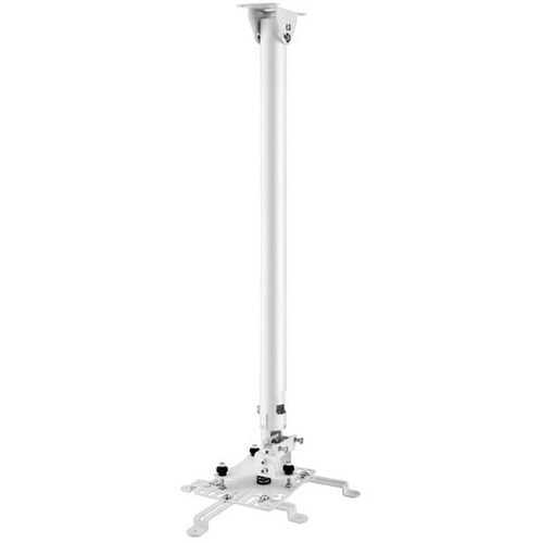 HAGOR Deckenhalterung für Projektor - Weiß - Höhenverstellbar - max. 25 kg Traglast
