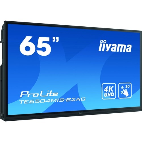 iiyama ProLite TE6504MIS-B2AG 165,1 cm (65 Zoll) LCD Digital-Signage-Display - Touchscreen - ARM Cortex A73 - 4 GB - 3840 
