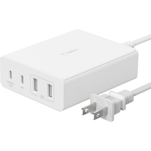 Belkin USB-C Wall Charger - 108W MacBook Laptop Tablet Chromebook Charger - Power Adapter - 108 W - White
