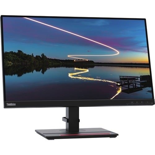 Monitor LED Lenovo ThinkVision T24m-20 24.0" (61.0cm) Class Full HD - 16:9 - Negro oscuro, Rojo - 23.8" (60.5cm) Viewable 