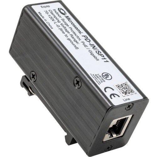 Protettore/Scaricatore di sovratensione Microchip PD-IN/SP11 - RJ-45 - Gigabit Ethernet