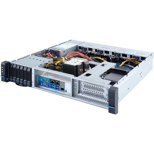 Gigabyte E251-U70 Barebone System - 2U Rack-mountable - Socket P LGA-3647 - 1 x Processor Support - Intel C621 Chip - 128 