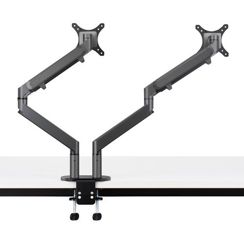 HAGOR Tischhalterung für Monitor - Schwarz - Höhenverstellbar - 2 Unterstützte(r) Display(s)Bildschirmgröße: 38,1 cm bis 6