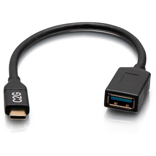 C2G USB C to USB 3.2 Adapter - M/F - C2G USB C to USB A Adapter - USB 3.2 Gen 1 - M/F