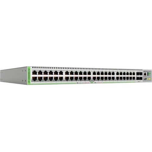 Allied Telesis CentreCom GS980MX/52 Layer 3 Switch - 48 Ports - Manageable - 10 Gigabit Ethernet, Gigabit Ethernet - 10GBa