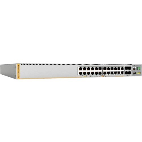 Allied Telesis X530L-28GPX Layer 3 Switch - 24 Ports - Manageable - Gigabit Ethernet - 10GBase-X, 10/100/1000Base-T - 3 La