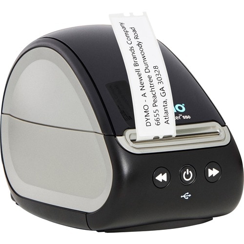 Imprimante thermique direct Dymo LabelWriter 550 - Impression d'étiquette - Monochrome - Noir - Portable - 300 x 300 dpi -
