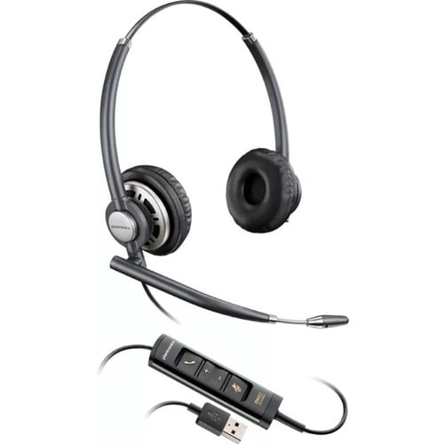 Cuffie Poly EncorePro EP525-M Cavo Over-the-head Stereo - Binaural - Ear-cup - 150 Hz a 6,80 kHz - 208,5 cm Cavo - USB Tip