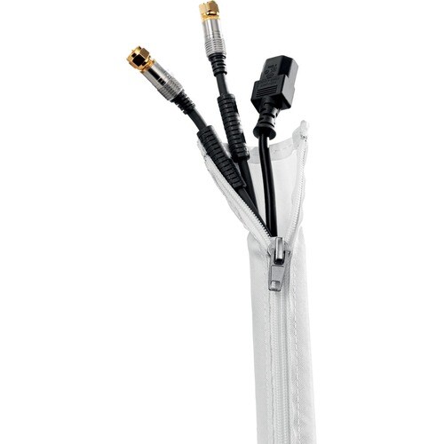 HAGOR Tasche Kabel - Weiß - Polyester-Elastik Körper - 1000 mm Höhe x 30 mm Durchmesser