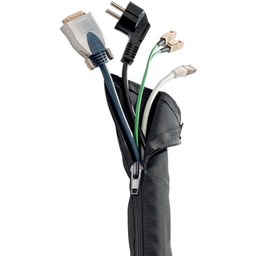 HAGOR Tasche Kabel - Schwarz - Polyester-Elastik Körper - 2000 mm Höhe x 45 mm Durchmesser