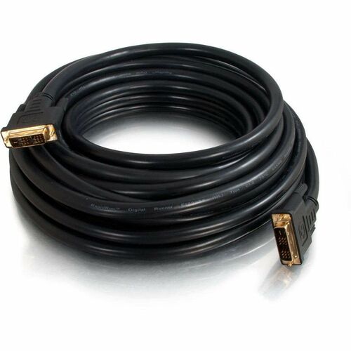 C2G Pro DVI Video Cable - 100 ft DVI Video Cable for Audio/Video Device, Computer - First End: 1 x 24-pin DVI-D (Single-Li