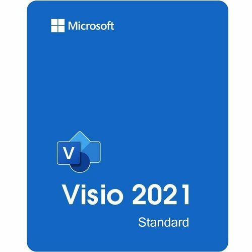 Microsoft Visio 2021 Standard - License - 1 PC - National - Available via Electronic - PC