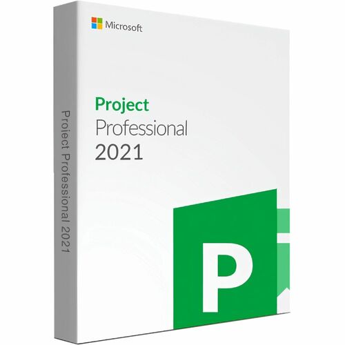Microsoft Project 2021 Professional - Box Pack - 1 PC - Medialess - Project Management - English - PC - Windows Supported