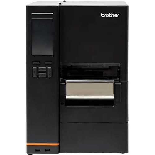 Brother TJ-4422TN Industrial, Desktop Direct Thermal/Thermal Transfer Printer - Monochrome - Label Print - Display Screen 