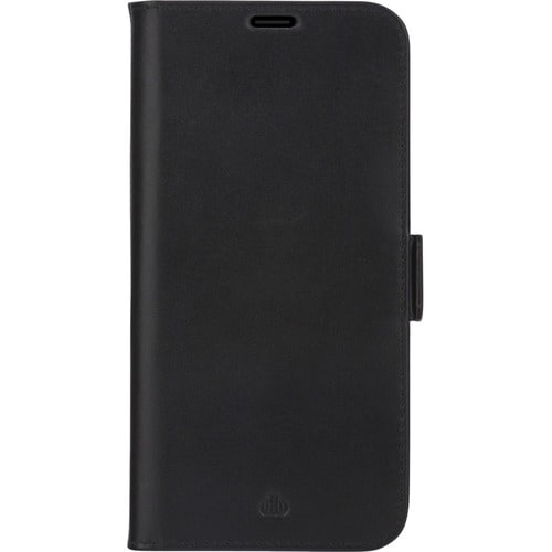 dbramante1928 ApS Lynge Carrying Case (Wallet) Apple iPhone 13 mini Smartphone - Black - Impact Resistant - Full Grain Lea