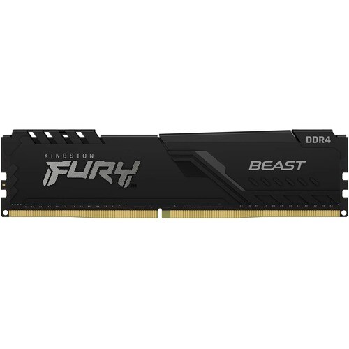 Kingston FURY Beast Módulo RAM - 16 GB (1 x 16GB) - DDR4-3200/PC4-25600 DDR4 SDRAM - 3200 MHz - CL16 - 1,35 V - 288 pinos 