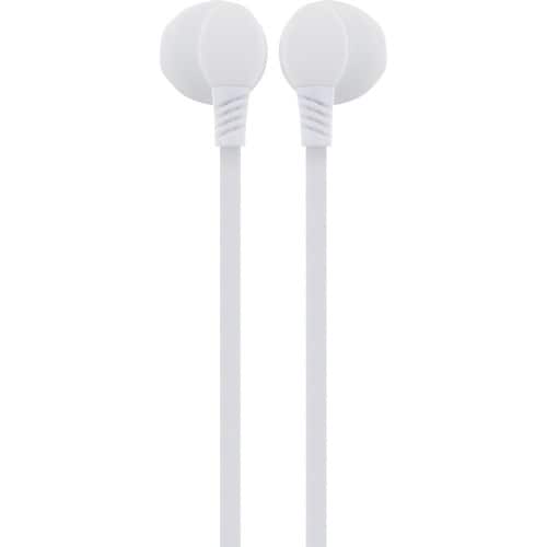 Bigben Wired Earbud Stereo Earset - White - Binaural - In-ear - 32 Ohm - 30 Hz to 16 kHz - 120 cm Cable - USB Type C