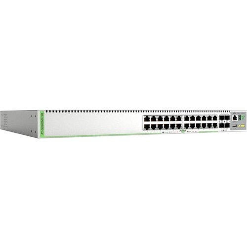 Conmutador de nivel 3 Allied Telesis CentreCOM GS980MX GS980MX/28 24 Puertos Gestionable - Gigabit Ethernet, 10 Gigabit Et