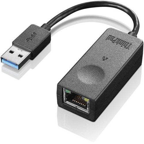 Lenovo ThinkPad USB3.0 to Ethernet Adapter - USB 3.0 Type A - 125 MB/s Data Transfer Rate - 1 Port(s) - 1 - Twisted Pair -