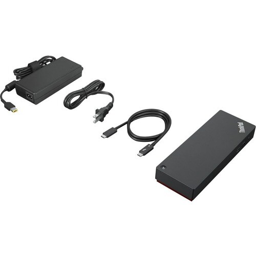 Lenovo USB Type C Docking Station for Notebook/Monitor - 100 W - 4 Displays Supported - 4K - 3840 x 2160 - 4 x USB Type-A 